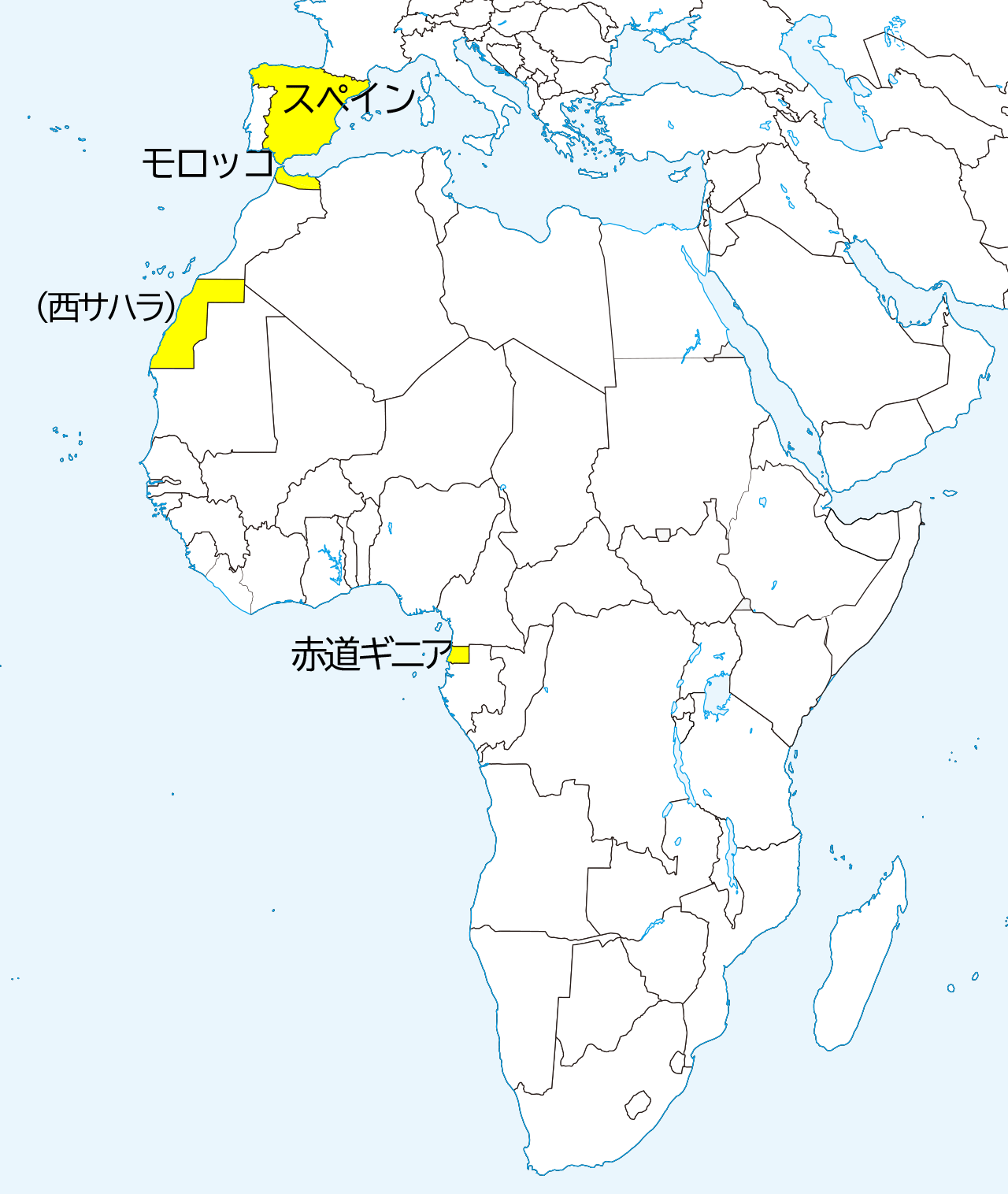 アフリカ分割 地図でスペインの戦略が一目でわかる Sdgsで世界の問題を考える